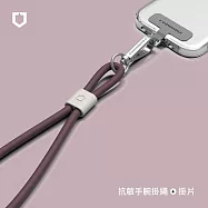 犀牛盾 抗敏手機掛繩組合-腕掛式(手機掛繩+掛繩夾片)- 暮煙紫