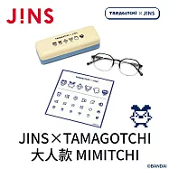 JINS×TAMAGOTCHI (URF-25A-169-100)大人款 MIMITCHI(透明)