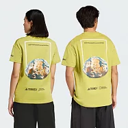 ADIDAS U NATGEO GF TEE 男女短袖上衣-KC2351 S 黃色