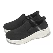 Skechers 休閒鞋 D Lux Walker 2.0-Reeler Slip-Ins 男鞋 黑白 緩震 懶人鞋 232463BLK 30cm BLACK