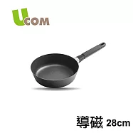 【瑞康屋UCOM】丹麥Squality可導磁輕鑄鍋28cm灰