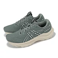 Asics 慢跑鞋 GT-2000 14 男鞋 綠 白 支撐 回彈 運動鞋 亞瑟士 1011C056020 30cm MONUMENT/WHITE