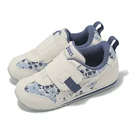 Asics 休閒鞋 Idaho Baby KT-ES G 小童 學步鞋 米 藍 小碎花 魔鬼氈 亞瑟士 1144A373200 15cm OFF WHITE/OFF WHITE