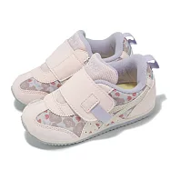 Asics 休閒鞋 Idaho Baby KT-ES G 小童 學步鞋 粉紅 紫 小碎花 魔鬼氈 亞瑟士 1144A373701 14.5cm LIGHT PINK/OFF WHITE