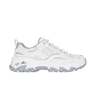 Skechers D’Lites Hiker [180134WGY] 女 戶外 登山 越野鞋 抓地力 透氣 白 銀