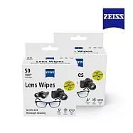 ZEISS 蔡司 光學拭鏡紙 50入/2盒 (適用眼鏡、3C螢幕、鏡頭)