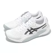 Asics 網球鞋 GEL-Challenger 15 男鞋 白 黑 穩定 運動鞋 亞瑟士 1041A510101 27cm WHITE/GUNMETAL