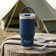 【德國Buderus】陶瓷手提樂GO冰霸杯710ml-經典藍(霧面)