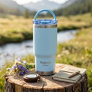 【德國Buderus】陶瓷手提樂GO冰霸杯710ml-晴空藍(霧面)