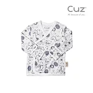 Cuz 竹纖維有機棉肚衣 0-3m 薄款新生兒紗布衣 (多款任選) 動物速寫