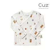 Cuz 竹纖維有機棉肚衣 0-3m 薄款新生兒紗布衣 (多款任選) 狐狸與小熊