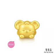 【點睛品】Charme Mini 十二生肖-豆豆鼠 黃金串珠
