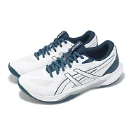 Asics 排球鞋 GEL-Tactic 13 男鞋 白 藍 室內運動 緩衝 運動鞋 亞瑟士 1071A114101 30cm WHITE/MAKO BLUE