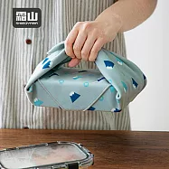 【日本霜山】多用途相機防撞百折布/百貼自黏收納布(50x50cm)- 富士山