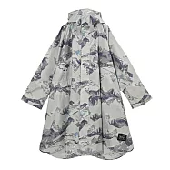 日本 KiU 第二代 標準成人有袖斗篷雨衣 內側TPU防水膜 耐水壓20000mm H2O 格雷山 404-520