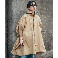 日本 KiU 第二代 成人日常斗篷雨衣 內側TPU防水膜 耐水壓10000mm H2O 米色 405-911