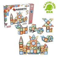 【Playful Toys 頑玩具】100PCS磁力片積木 STEAM 益智 磁力積木 早教 兒童禮物