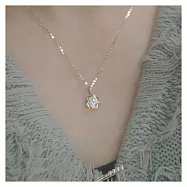 【Hera 赫拉】巴洛克華麗玫瑰鑲鑽氣質鎖骨鍊 ANA6 金色