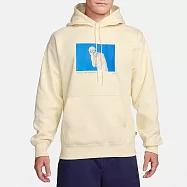 NIKE AS U NK SB FLC HD PO CORPOSK8 男女長袖上衣-米黃-FN2557113 XS 白色