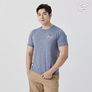 ADISI 男WINCOOL涼感乾爽機能圖T AL2511107 (M-3XL)|萊卡 彈性 吸濕排汗 快乾 防曬 抗UV 排汗衣 XL 海藍