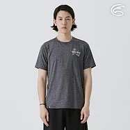 ADISI 男WINCOOL涼感乾爽機能圖T AL2511107 (M-3XL)|萊卡 彈性 吸濕排汗 快乾 防曬 抗UV 排汗衣 XL 深灰