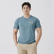 ADISI 男WINCOOL涼感乾爽機能圖T AL2511107 (M-3XL)|萊卡 彈性 吸濕排汗 快乾 防曬 抗UV 排汗衣 L 雲杉綠
