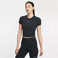 NIKE AS W NSW NK CHLL KNT CRP 女短袖上衣-HF9539011 M 黑色