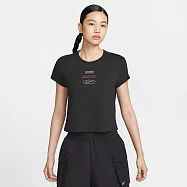 NIKE AS W NSW TEE CLASSICS+ SPD 女短袖上衣-IH8507010 XS 黑色