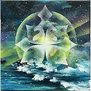 【玲廊滿藝】廖鎵玉-光之航向20x20cm