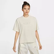 NIKE AS W NSW SS TEE BOXY BSB GCEL 女短袖上衣-II0446047 XS 白色