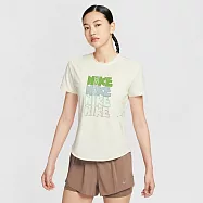 NIKE AS W NK SWIFT DF SS TOP GCEL 女短袖上衣-II0465047 M 白色