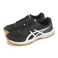 Asics 排球鞋 Upcourt 6 男鞋 黑 白 膠底 輕量 室內運動 羽排鞋 亞瑟士 1071A104001 29cm BLACK/WHITE