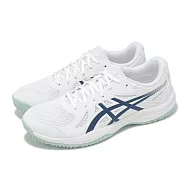 Asics 排球鞋 Upcourt 6 男鞋 女鞋 白 藍 輕量 室內運動 羽排鞋 亞瑟士 1071A104104 29.5cm WHITE/TRANQUIL TEAL