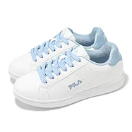 Fila 休閒鞋 Inheritance 3 女鞋 白 藍 低筒 皮革 小白鞋 斐樂 5C923Z113 23cm WHITE/BLUE