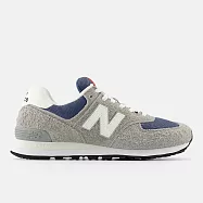 New Balance [U574GWH] 男女 復古鞋 運動 休閒 D楦 NB 574 舒適 緩震 麂皮 穿搭 幻影灰 28.5cm 灰/藍