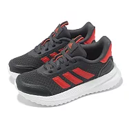 adidas 慢跑鞋 X_Plrpath K 中童 小朋友 黑 紅 運動鞋 愛迪達 ID0252 16.5cm BLACK/RED