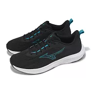Mizuno 慢跑鞋 Enerzy Runnerz 2 寬楦 男鞋 黑 白 緩衝 輕量 運動鞋 美津濃 K1GA2512-01 27cm BLACK/WHITE