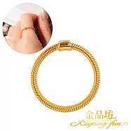 【金品坊】黃金戒指時光軌跡固定戒指 0.84錢&plusmn;0.03 國際戒圍#11