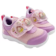 台灣製UFUFY迪士尼公主電燈鞋 (D116-4) 白雪公主 小美人魚 貝兒 布鞋 童鞋 迪士尼童鞋 嬰幼童鞋 中大童 燈鞋 電燈鞋 美女與野獸 迪士尼 DISNEY 14 粉紫色UFUFY公主