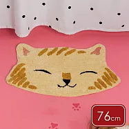 《danica》加拿大 Jubilee純棉吸水地墊(橘貓76x49cm) | 腳踏墊 浴室地墊 踏墊