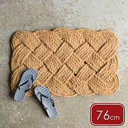 《danica》Heirloom椰子纖維編織地墊(麻花76x46cm) | 室外地墊 大門地墊 絲圈地墊 刮泥除塵