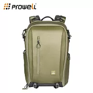 Prowell 26L大容量多功能專業攝影後背包 2機多鏡內部自由收納 網紅創作者攝影器材包 WIN-23398 橄欖綠