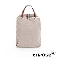 tripose 漫遊系列岩紋可手提後背包 沙漠灰