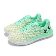 Under Armour UA 慢跑鞋 Flow Velociti Wind 2 女鞋 綠 白 緩衝 路跑 運動鞋 3025662106 24.5cm WHITE/GREEN