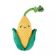 ZippyPaws 吵鬧蔬果攤-皺紋胖玉米 | 狗狗玩具 寵物玩具 發聲玩具 毛絨玩具