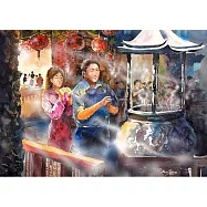 【玲廊滿藝】曾啟文-國泰民安38x54cm