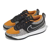Nike 籃球鞋 Book 1 NAS EP 男鞋 Air Safari 橘 黑 鴕鳥皮格紋 Booker IO9703-001 26.5cm BLACK/BLACK-MONARCH
