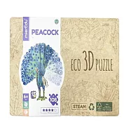 澳洲 mieredu 3D立體拼圖系列/CEO環保版/ 孔雀