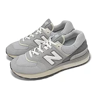 New Balance NB 休閒鞋 574 男鞋 女鞋 灰 白 麂皮 復古 經典 NB U574LGDG-D 28cm GREY/WHITE