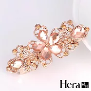 【Hera 赫拉】優雅淑女百搭水鑽髮夾 五葉花